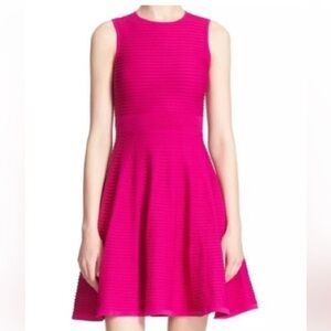 Ted Baker Fuchsia Knit Fit Flare Dress 2